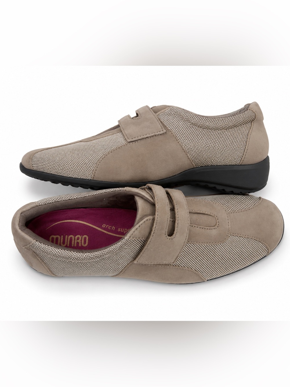 Munro Joliet II Khaki Slip-On Casual Loafers NEW